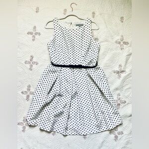 Danny and Nicole polkadot dress